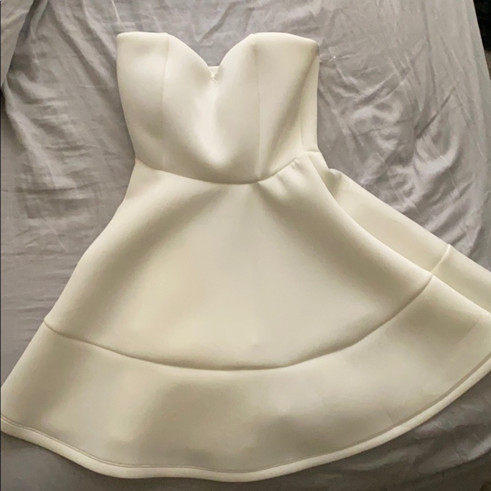 Windsor White strapless dress  (read description)